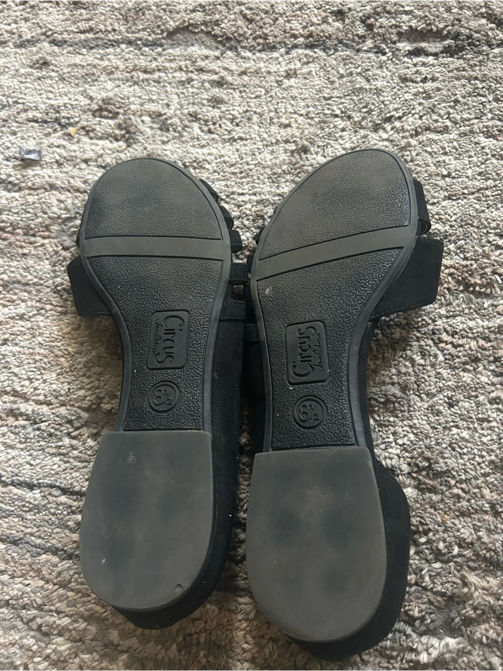 Circus by Sam Edelman Black Open-Toe Crisscross Flats - Picture 6 of 6